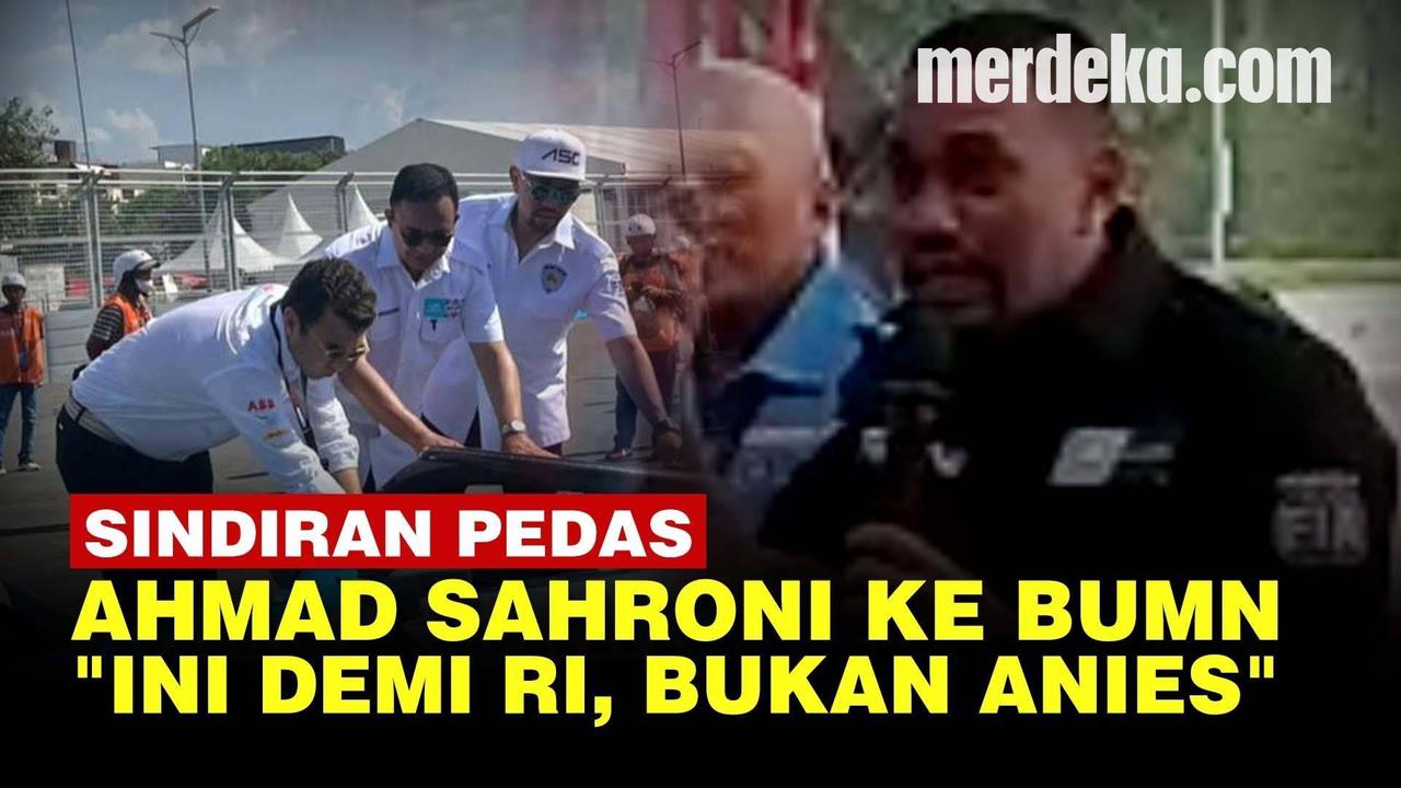 VIDEO: Ahmad Sahroni Ngegas Sindir BUMN, "Gue Memelas Sponsor Demi RI, Bukan Anies"