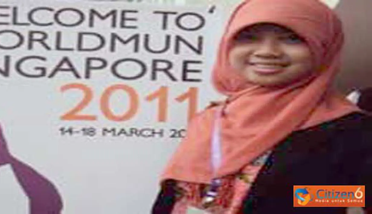 Citizen6, Singapura: Indah Gilang Pusparani, yang mewakili
Negara Oman dalam World Trade Organization (WTO/
Organisasi Perdagangan Dunia). (Pengirim: Indah Gilang)
