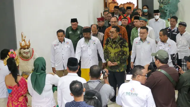 Acara deklarasi sekaligus pelantikan DPW Berani Provinsi Bali di Gedung Serbaguna Kantor Gubernur Bali, Kota Denpasar, seperti dikutip Senin (7/5/2023) (Istimewa)
