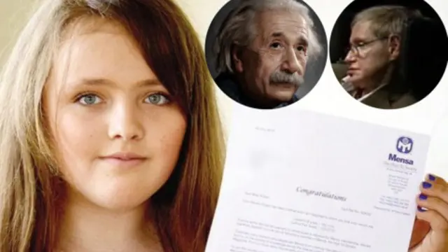 Seorang gadis asal Inggris bernama Nicole Barr dikabarkan memiliki tingkat kecerdasan melebihi Albert Einstein dan Stephen Hawking.