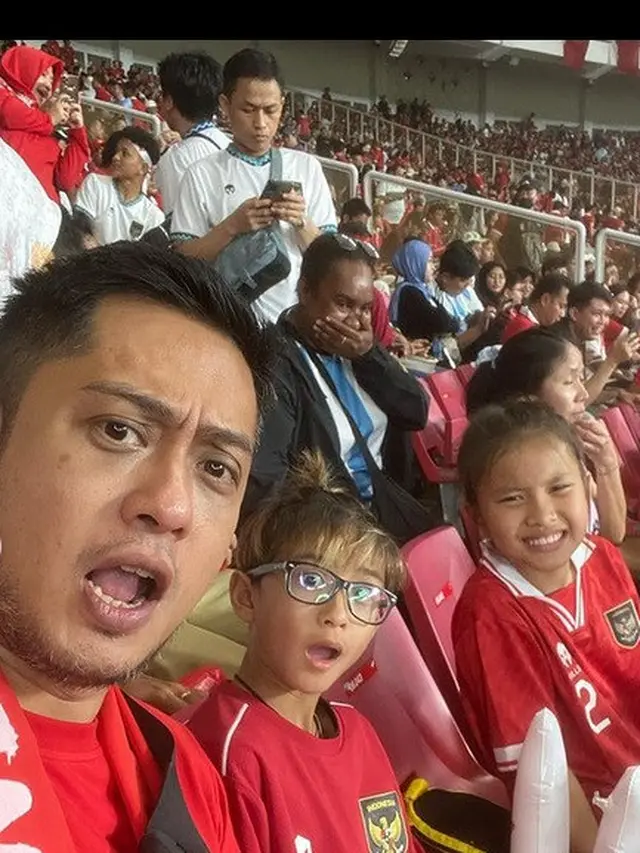 Artis Nonton Langsung Pertandingan Indonesia VS Argentina di GBK, Ada Kaesang sampai Rafatar