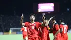 Pemain timnas U-22 Indonesia, Titan Agung melakukan selebrasi usai mencetak gol ke gawang Kamboja pada Grup A SEA Games 2023 di Stadion Nasional Olimpiade, Phnom Penh, Kamboja, Rabu (10/5/2023). (Foto:Dok.PSSI)