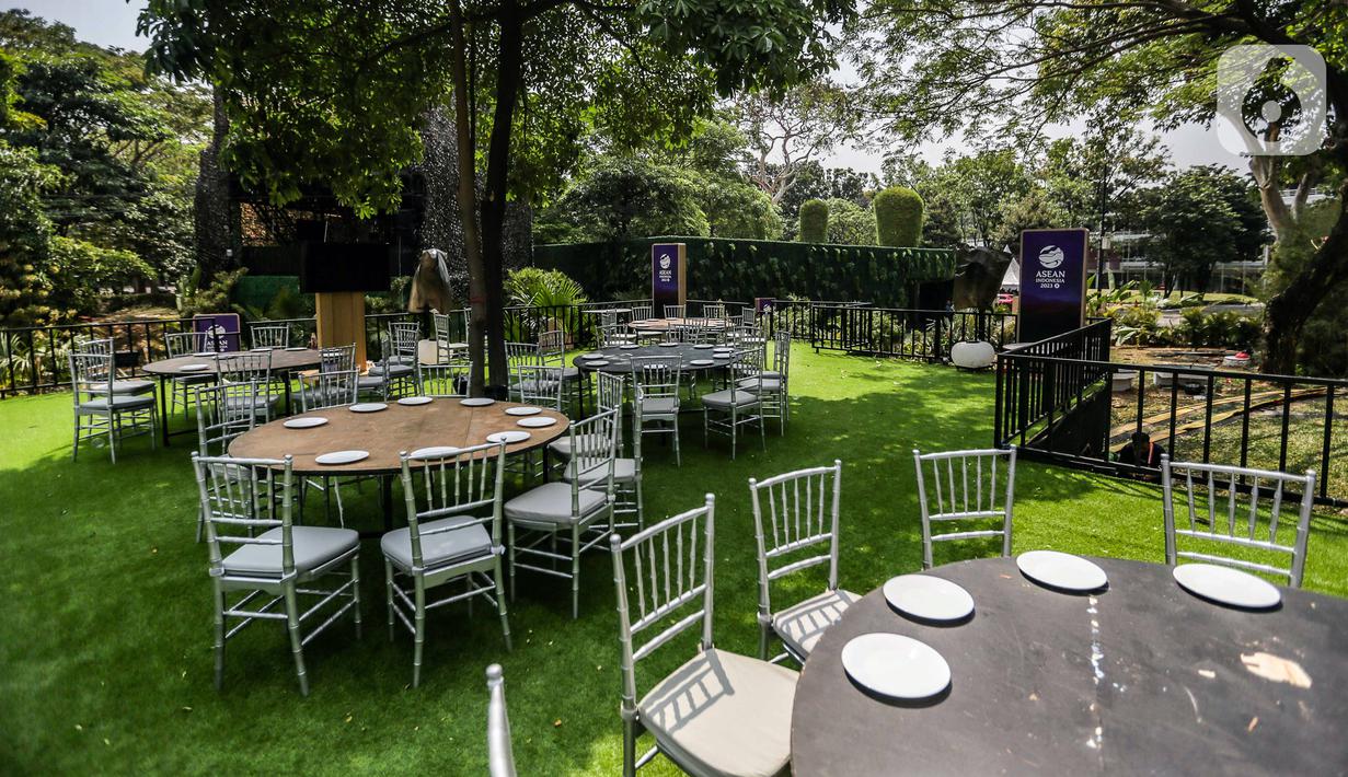 Yozua Makes dari Plataran Group ditunjuk oleh Kementerian Sekretaris Negara melalui Pusat Pengelolaan Komplek GBK (PPKGBK) untuk ambil bagian dari agenda tersebut. (Liputan6.com/Faizal Fanani)