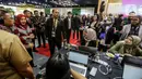 Sebagai informasi, Media Center KTT ke-43 ASEAN dilengkapi dengan fasilitas ruang kerja (co-working space), media lounge, pusat layanan informasi, dan layar untuk memantau rangkaian agenda KTT. (Liputan6.com/Faizal Fanani)