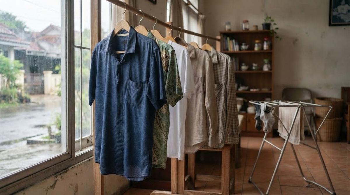 Gantung Baju di Tempat dengan Sirkulasi Udara