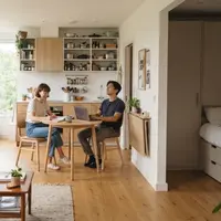 Inspirasi Rumah Tanpa Sekat untuk Pasangan Muda (AI Generated)