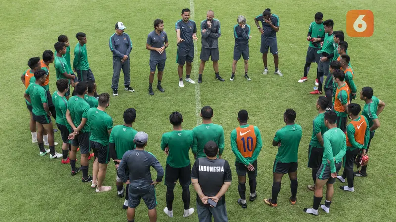 Latihan Timnas Indonesia U-23