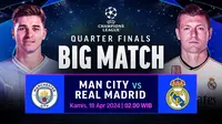 Siaran Langsung Liga Champions: Man City Vs Real Madrid. (Sumber: dok. vidio.com)