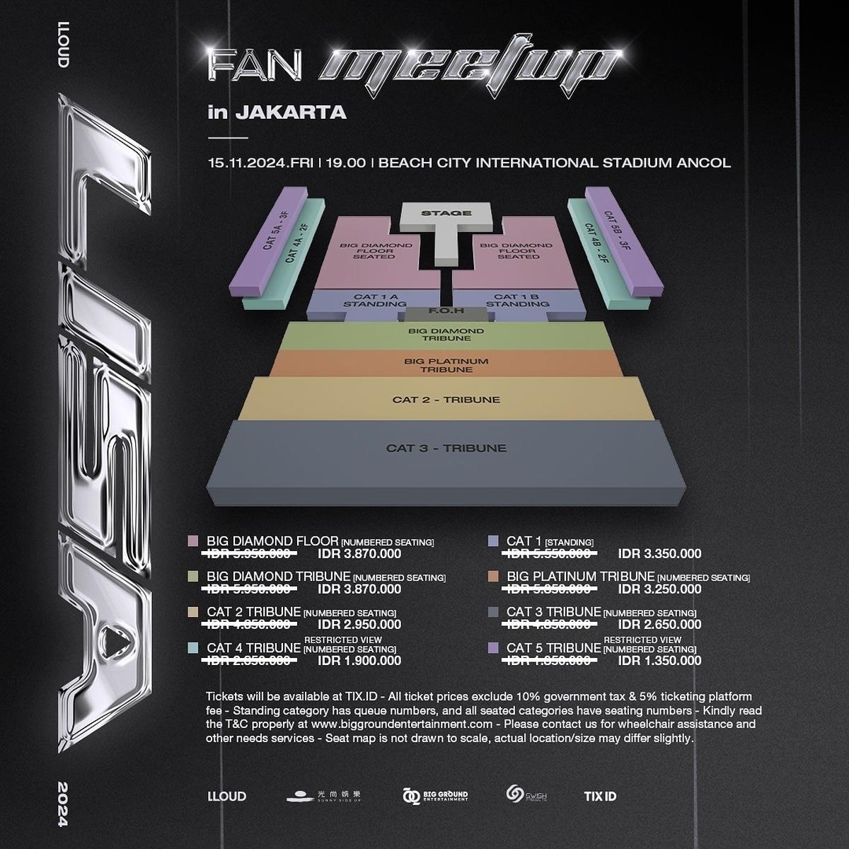 Perubahan Harga Tiket Fan Meetup Lisa Blackpink
