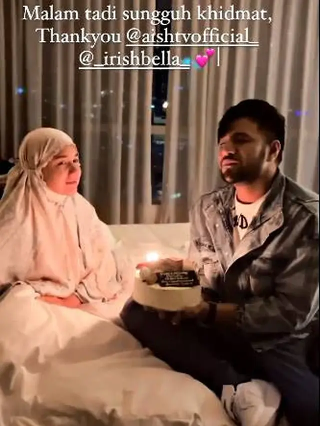 Dapat Kejutan dari Suami, Ini 5 Potret Ulang Tahun Irish Bella yang Meriah