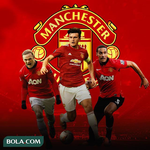 Manchester United - Wayne Rooney, Harry Maguire, Rio Ferdinand
