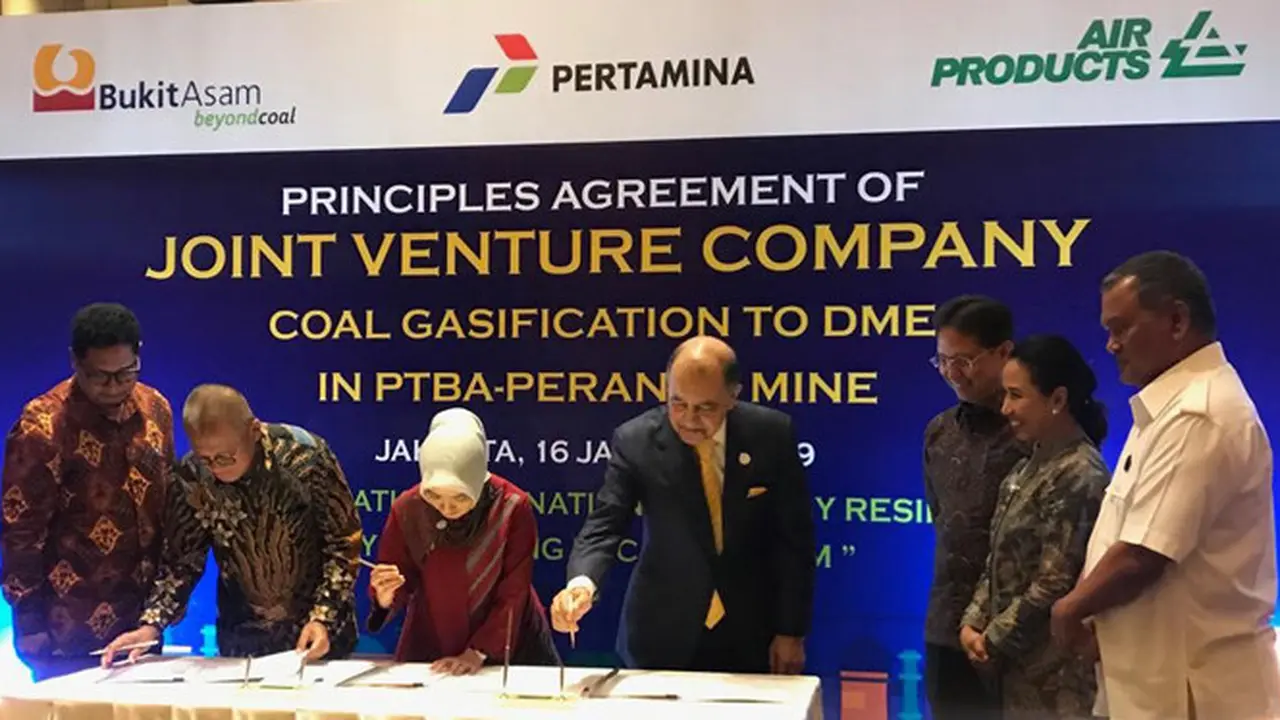 PTBA, Pertamina, dan Air Products