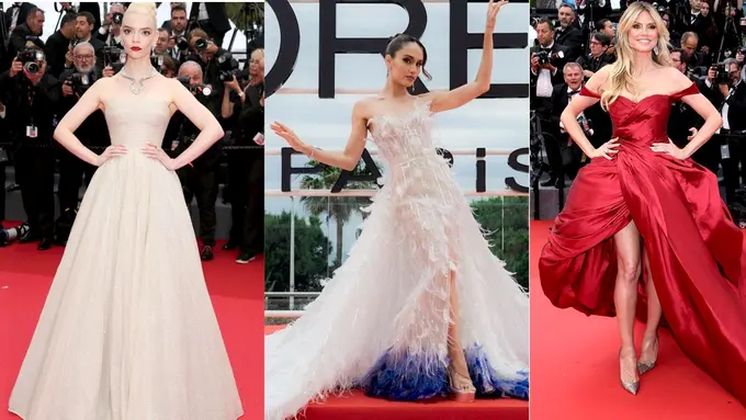 8 Gaya Artis di Pembukaan Festival Film Cannes ke-77, Cinta Laura Pakai Gaun Terinspirasi Burung Jalak Bali