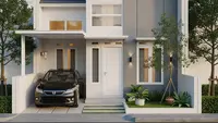 9 Desain Rumah 6x12 dengan Carport Mini, Solusi Hunian Minimalis Modern