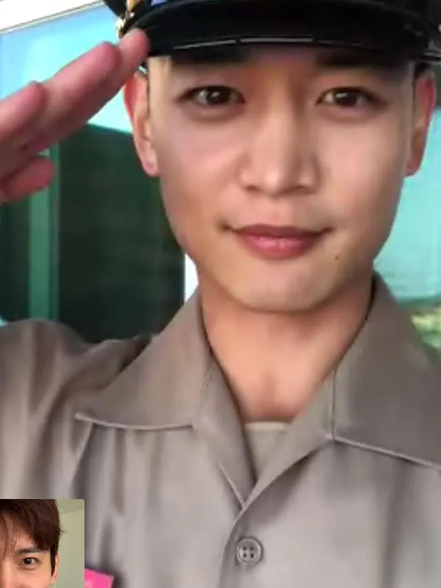 Changmin TVXQ melakukan video call dengan Minho SHINee yang sedang menjalani wamil. (Instagram/ changmin88)