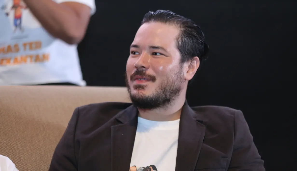 Zack Lee screening film animasi Riki Rhino, di XXI Epicentrum, Kuningan, Jakarta Selatan, Senin (24/2/2020). (Daniel Kampua/Fimela.com)