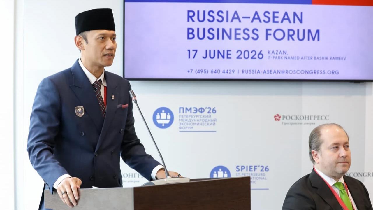 FOTO: AHY Dorong Indonesia Jadi Jembatan ASEAN dan Eurasia di Tengah Ketidakpastian Global