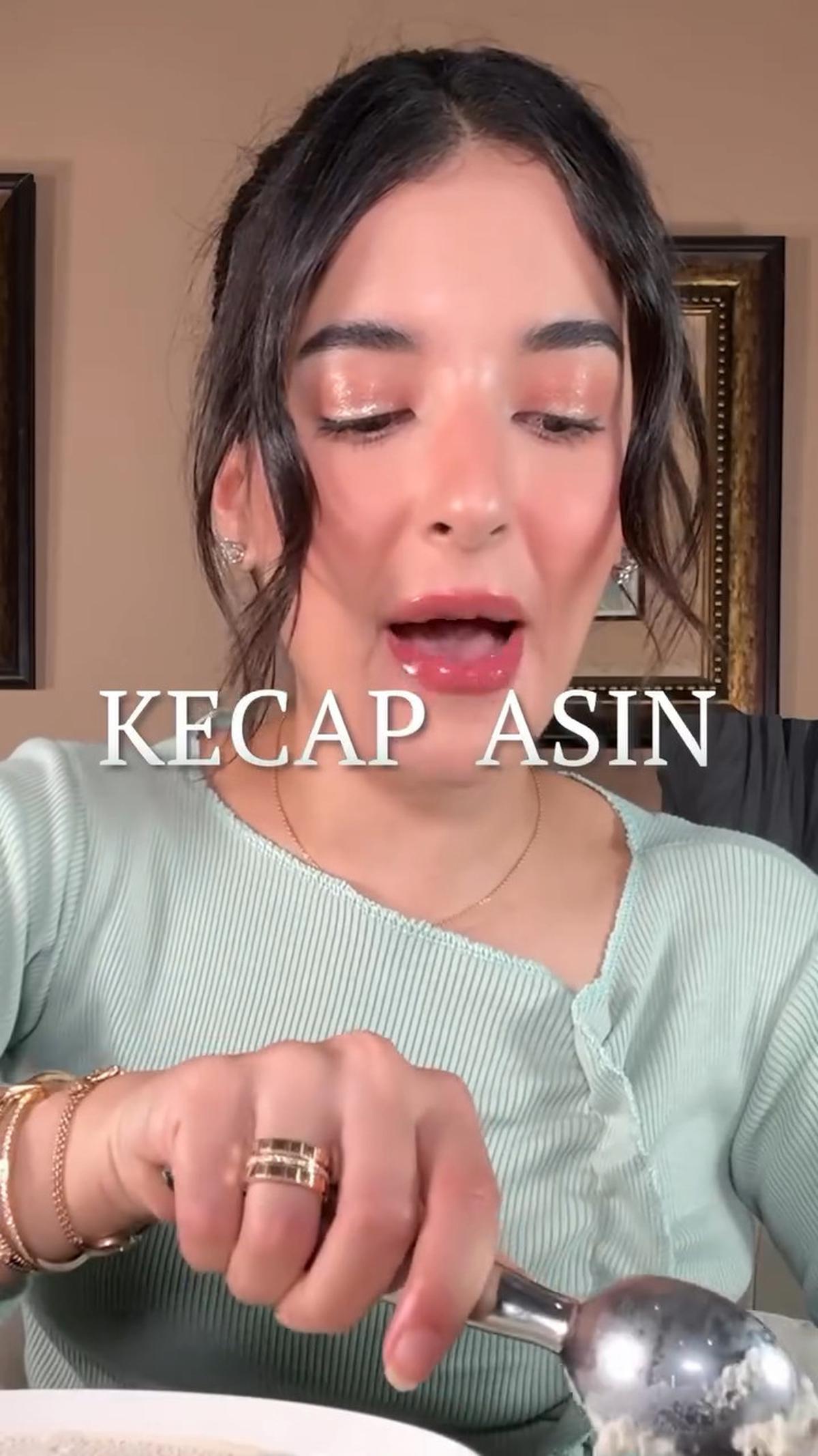 Momen Tasya Farasya Jajal Resep Unik Es Krim Dicampur Kecap Asin, Sebut Mirip Salted Caramel
