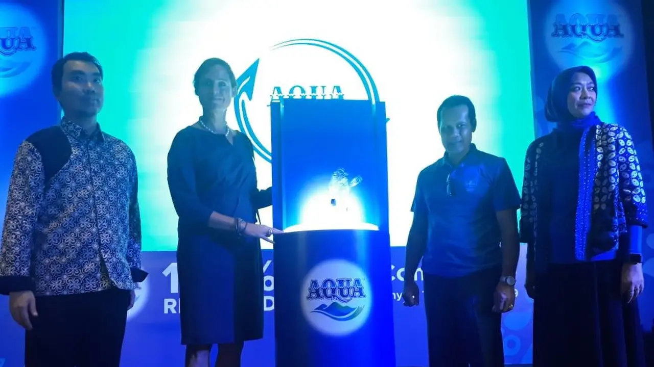Danone-Aqua luncurkan botol daur ulang