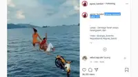 Turis Asal Rusia Ini Buang Motor ke Laut di Bali (Ist)