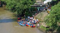 Gerakan Bersih Sungai Ciliwung jelang peringatan Hari Lingkungan Hidup Sedunia 2022. (dok. Biro Humas KLHK)