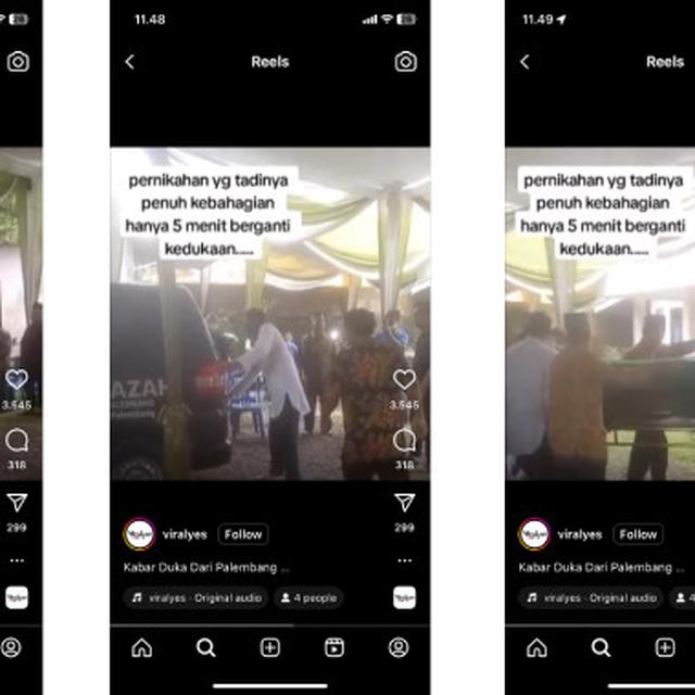 Kisah Haru Pengantin Wanita Meninggal di Palembang 5 Menit Setelah Ijab Kabul Bikin Warganet Mewek
