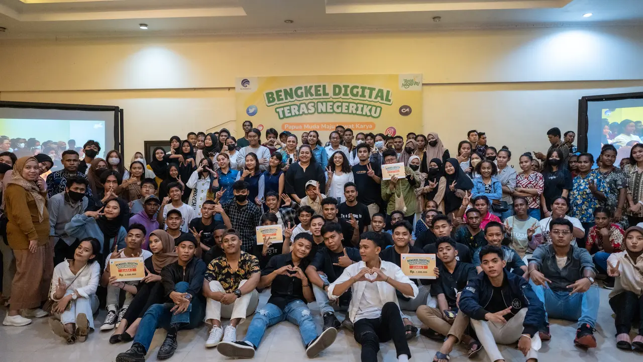 Praktisi dan Influencer Bagikan “Jurus” Papua Muda Maju Lewat Karya di Bengkel Digital Teras Negeriku