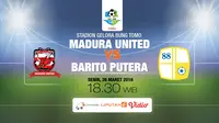 Prediksi Madura United Vs Barito Putera (Liputan6.com/Abdillah)