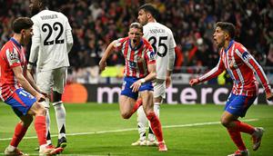 Gol cepat Conor Gallagher saat laga baru berjalan 27 detik merubah agregat gol menjadi imbang 2-2 setelah sebelumnya Real Madrid menang 2-1 di leg pertama. (JAVIER SORIANO/AFP)
