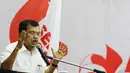 Cawapres Jusuf Kalla (JK) membuka Rapat Koordinasi Nasional (Seknas) Jokowi di Gedung Koni Senayan (Liputan6.com/Faizal Fanani).