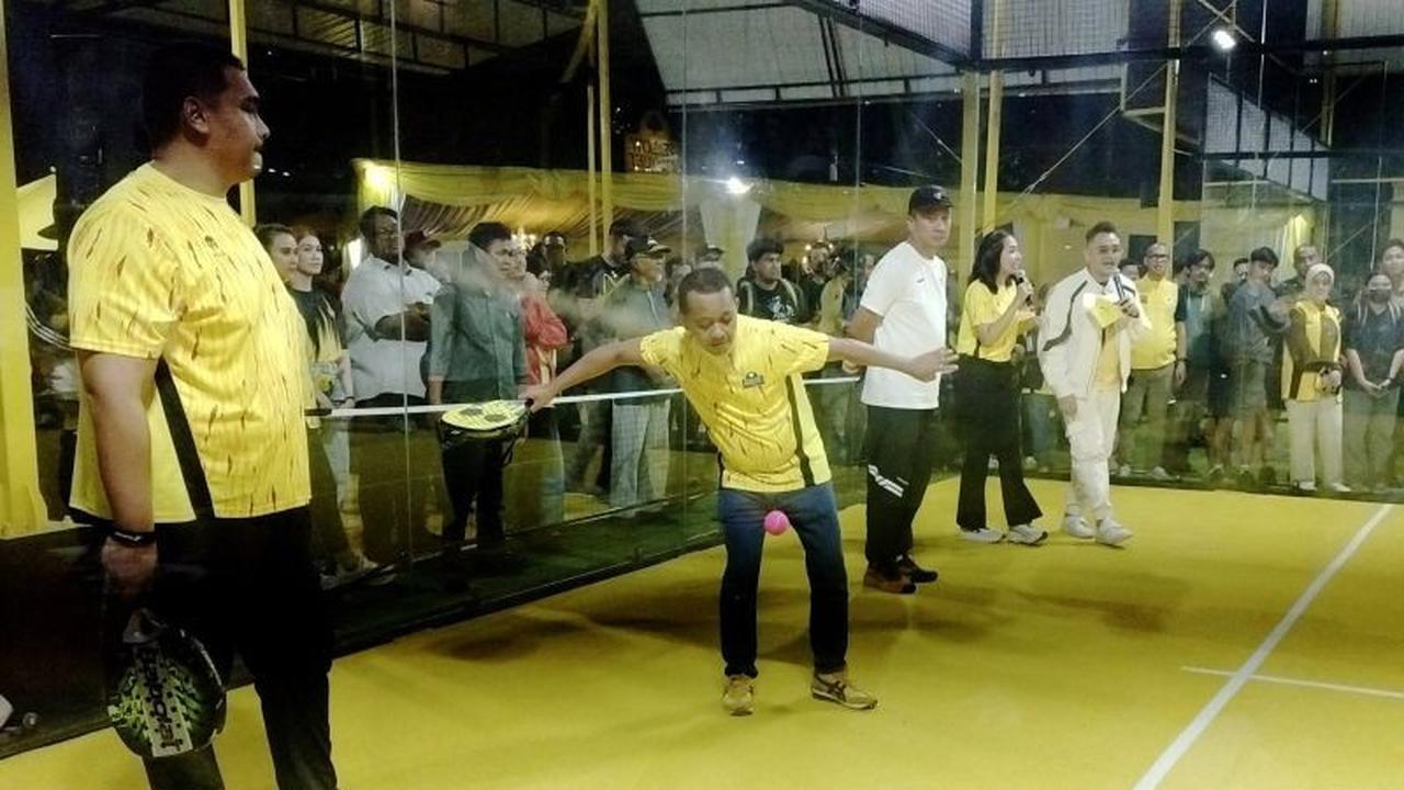 Bahlil Resmikan Lapangan Padel Golkar: Upaya Rangkul Generasi Muda Melalui Olahraga Inovatif