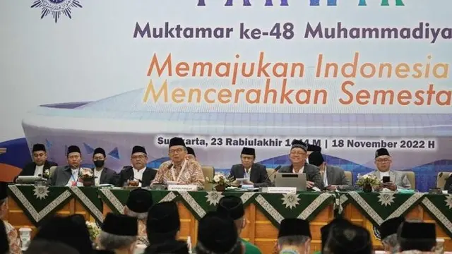 Sidang tanwir pra-Muktamar Muhammadiyah 2022, menetapkan 39 nama calon tetap anggota Pengurus Pusat (PP) Muhammadiyah 2022-2027. (Foto: Muhammadiyah.or.id)