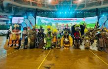 Saat Jokowi Bangga Lihat Fashion Show Karya Desainer PYCH Binaan BIN di Hari Anak Nasional