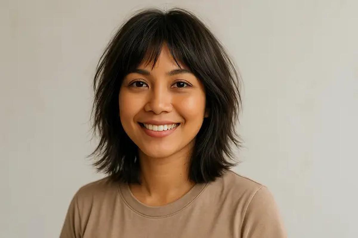 10 Model Rambut Shaggy Layer Ibu-Ibu 2025 agar Terlihat Natural Muda, Cocok untuk Segala Usia