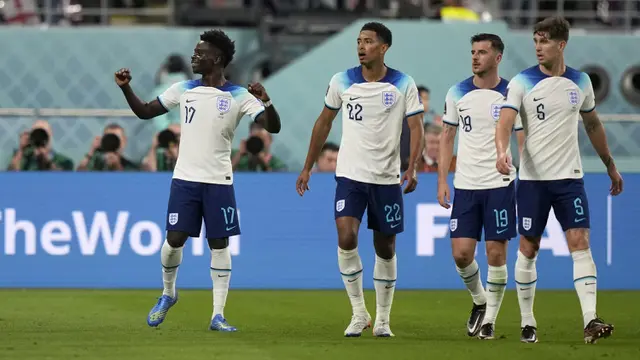 Foto: Aksi Berkelas Timnas Inggris Sukses Hancurkan Iran di Laga Pembuka Grup B Piala Dunia 2022