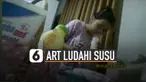 Hal menjijikan terjadi setelah perempuan itu selesai menuangkan susu ke dalam botol.