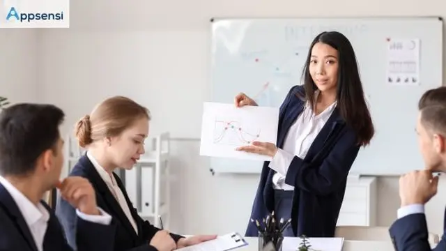 Wanita Presentasi dengan Baik. (foto: Pinterest/Appsensi.