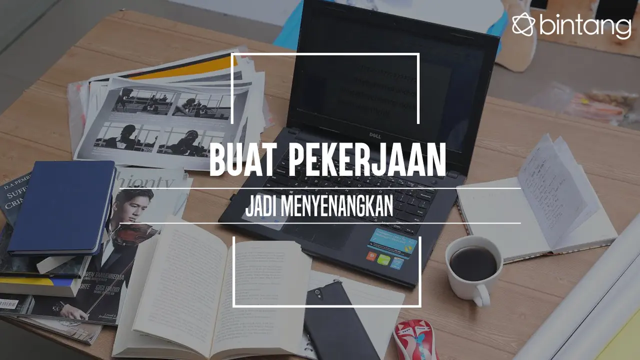 Tips membuat pekerjaan jadi menyenangkan. (Foto: Adrian Putra, Digital Imaging: M. Iqbal   Nurfajri/Bintang.com)
