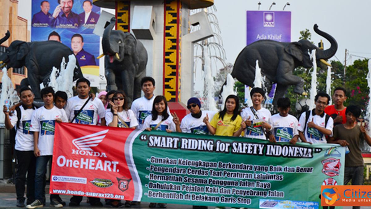 HSRC Lampung Gelar Safety Riding Campaign