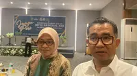 Penjabat (Pj) Gubernur Kalimantan Timur, Akmal Malik, di Resto Aroem Jakarta, Rabu (4/9/2024) (Liputan6.com/Muhammad Radityo Priyasmoro)