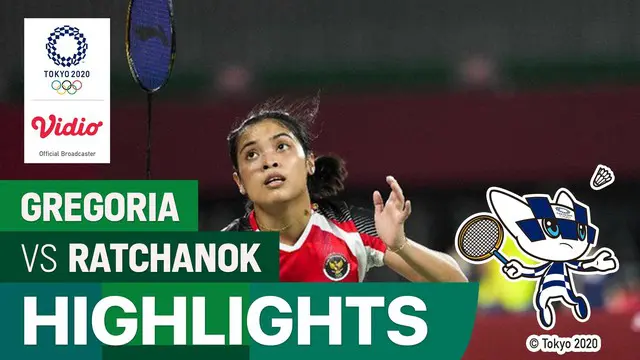 VIDEO: Gregoria Mariska Takluk Oleh Ratchanok Intanon di 16 Besar Bulutangkis Olimpiade Tokyo 2020
