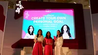 Talkshow bertajuk "Create Your Own Personal Goals Bersama Rexona Dry Serum" dengan narasumber Beauty Influencer, Karina Nadila dan Sr. Brand Manager Rexona Deodorant, Anggya Kumala.