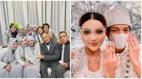 Potret kebahagiaan keluarga Gen Halilintar di acara ernikahan Atta Halilintar secara virtual. (Sumber: Instagram/@attahalilintar/@genhalilintar)