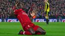 Duet Salah di Liverpool, Sadio Mane juga sukses menjadi salah satu pemain Afrika tertajam di Liga Inggris. Pemain berkebangsaan Senegal tersebut saat ini tercatat mampu mengoleksi total 100 gol dengan rincian 21 gol bersama Southampton dan 79 gol bersama Liverpool. (AFP/Anthony Devlin)