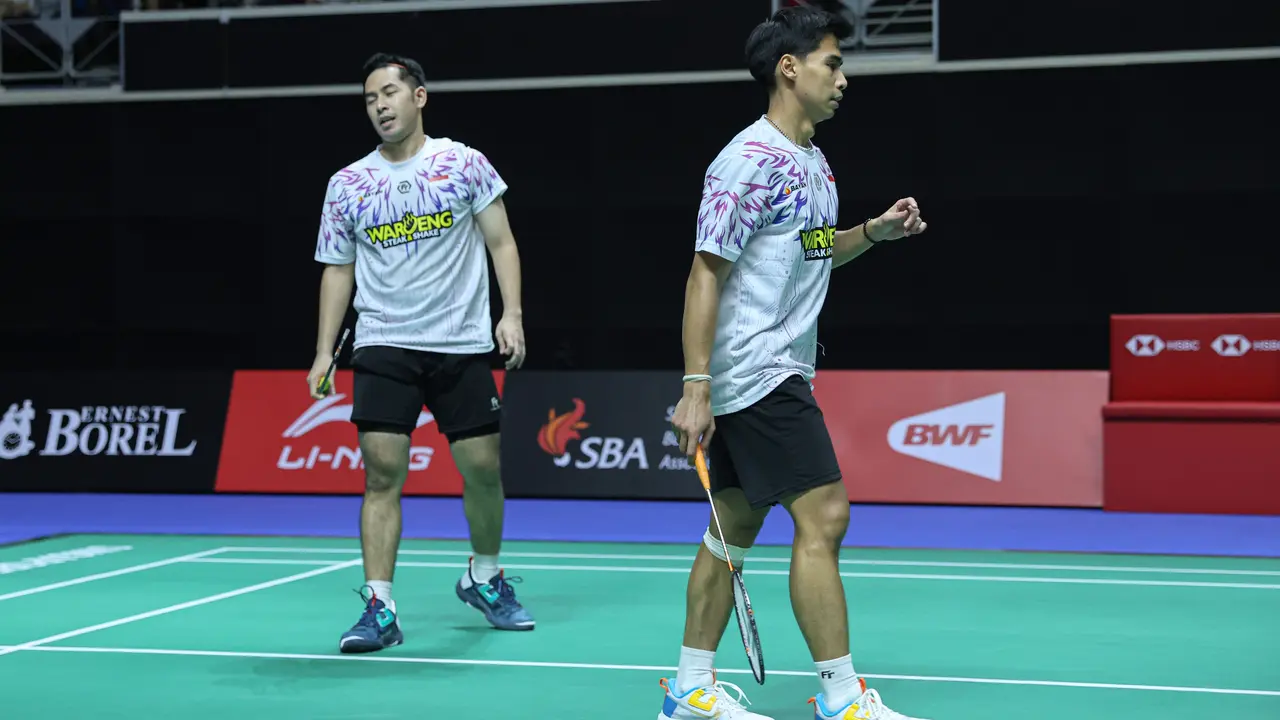 Sabar Karyaman Gutama/Moh Reza Pahlevi Isfahani - Singapore Open 2025 - Bulu Tangkis