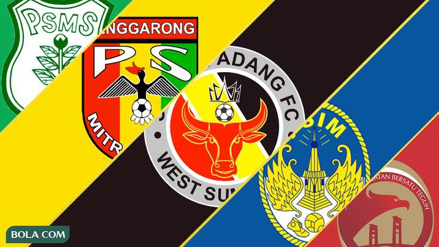 Trivia - Logo Klub PSMS, Mitra Kukar, Semen Padang, PSIM, Sriwijaya FC