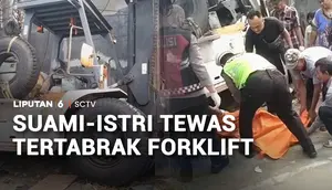 Suami-Istri Tewas Tertabrak Forklift