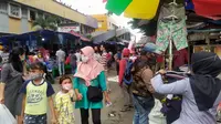 Suasana di Pasar Anyar, Kota Bogor. (Liputan6.com/Achmad Sudarno)