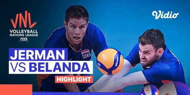 VIDEO: Highlight Volleyball Nations League Putra, Belanda Kalahkan Jerman di Pekan 2