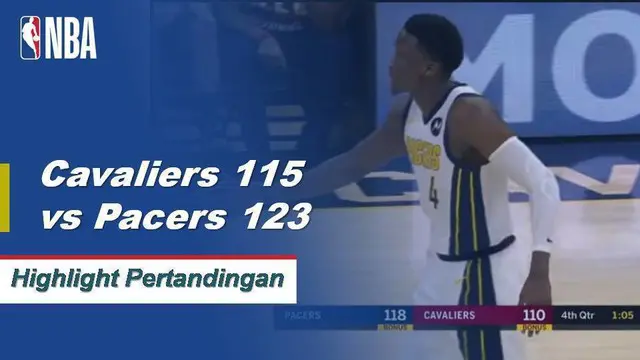 Cuplikan Pertandingan NBA : Pacers 123 vs Cavaliers 115